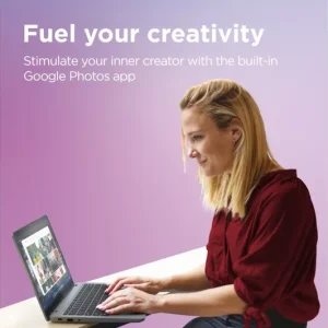 LENOVO IdeaPad Slim 3i 14" Chromebook Plus - Intel® Core™ i3, 256 GB eMMC, Grey - Image 3