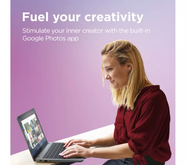 LENOVO IdeaPad Slim 3i 14" Chromebook Plus - Intel® Core™ i3, 256 GB eMMC, Grey