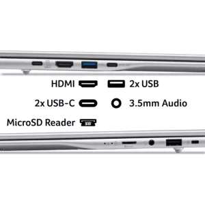 ACER Aspire Lite 15.6" Laptop - AMD Ryzen 3, 128 GB SSD, Silver - Image 2