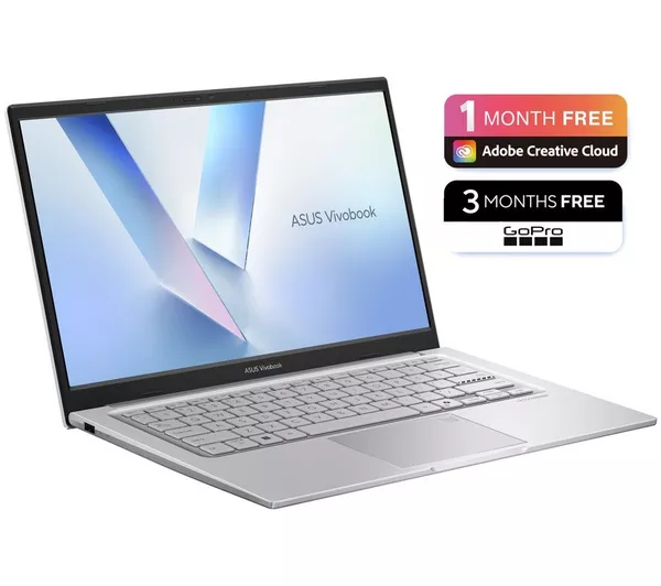 ASUS Vivobook 14 X1404MA 14" Laptop - Intel® Core™ 3, 128 GB SSD, Silver