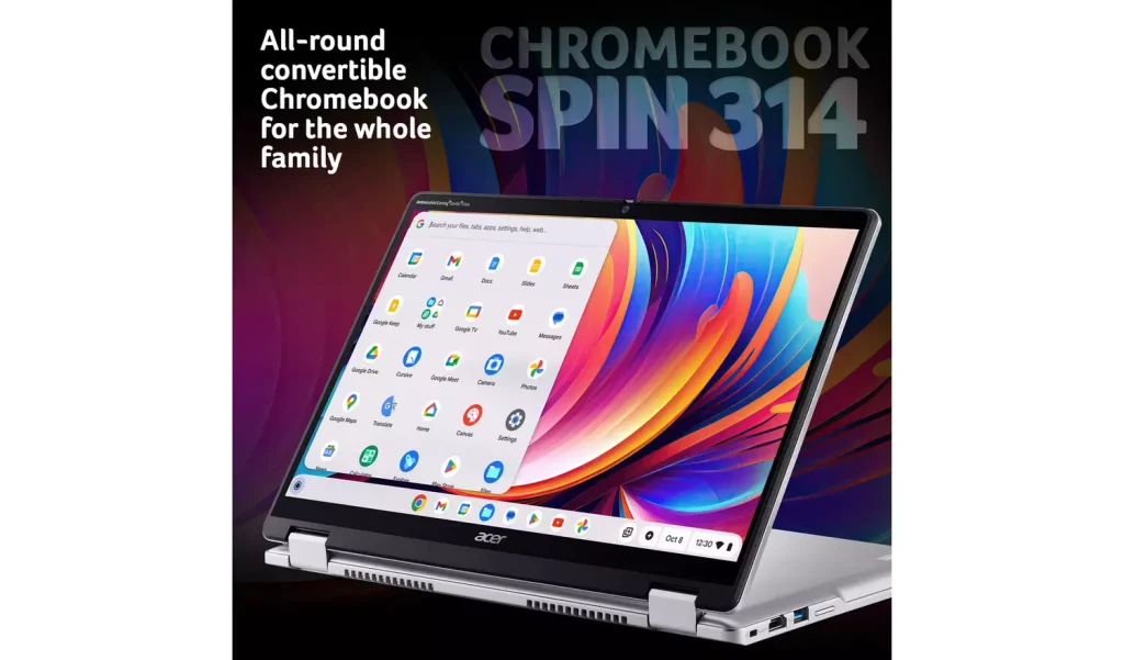 Acer Spin 314 14in Intel N100 4GB 128GB Touch Chromebook