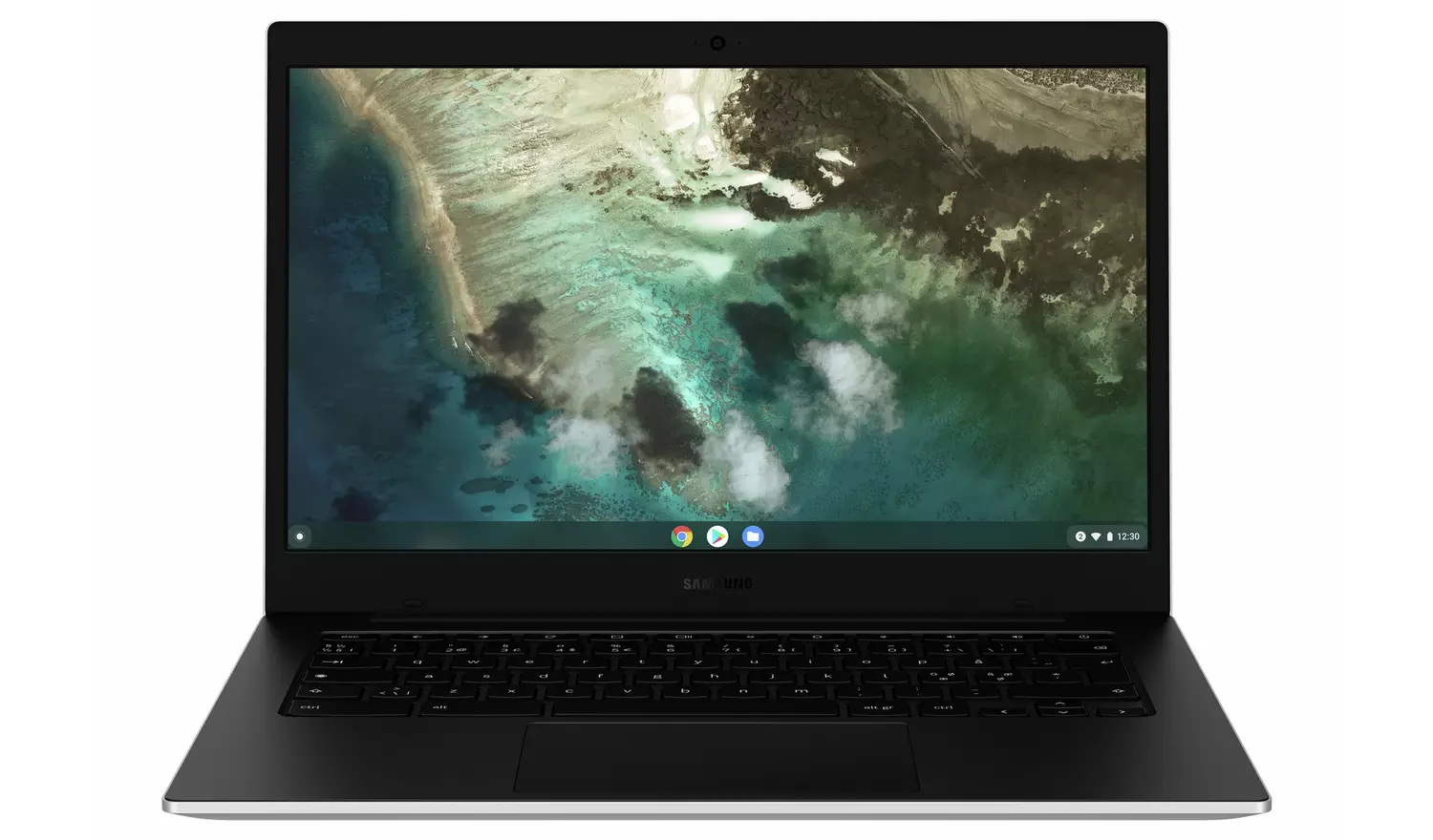Samsung Galaxy 14in 4GB 64GB Chromebook Go - Silver - Image 1