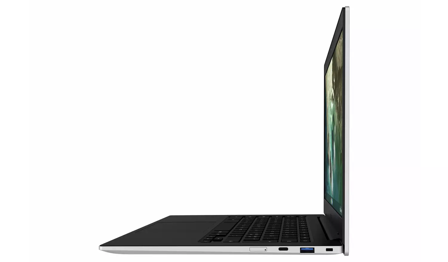 Samsung Galaxy 14in 4GB 64GB Chromebook Go - Silver - Image 2